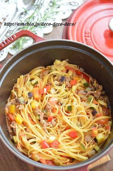 ミートソースパスタ3