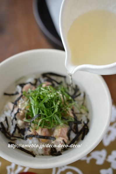 秋刀魚茶漬け6