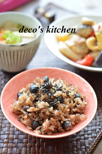 炒り黒豆ご飯2