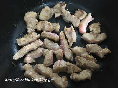 豚肉ズッキーニ工程4