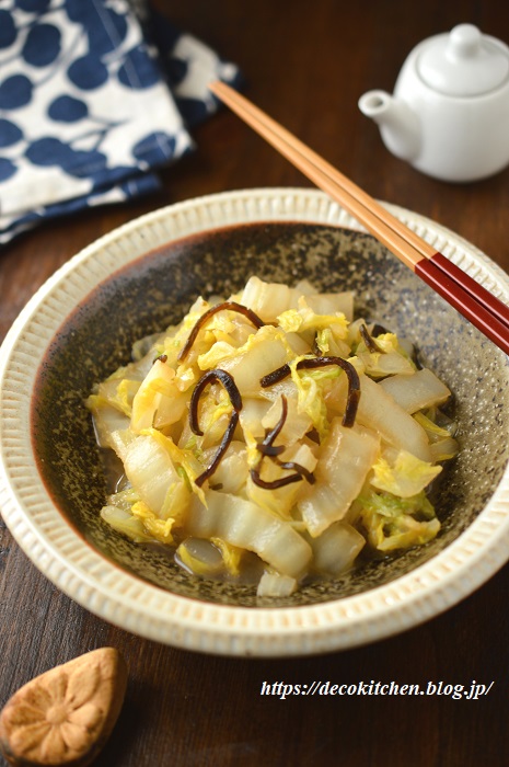 白菜バター炒め９