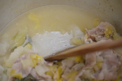 塩麹蒸し煮工程4