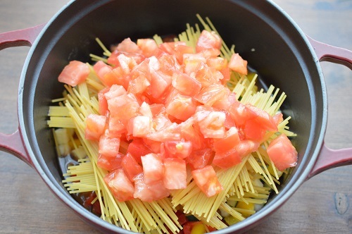 ミートパスタ工程5