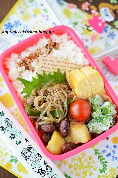 牛肉と春雨とピーマンの黒酢炒め じゃがいもと金時豆のはちみつバター醤油 のお弁当 レシピあり Decoの小さな台所 体にやさしい妄想料理レシピ 薬膳メモ付き Powered By ライブドアブログ 牛肉と春雨とピーマンの黒酢炒め じゃがいもと金時豆のはちみつバター醤油 のお弁当 レシピあり Decoの小さな台所 体にやさしい妄想料理レシピ 薬膳メモ付き Powered By ライブドアブログ