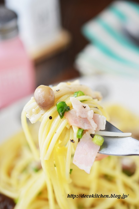 きのこパスタ8