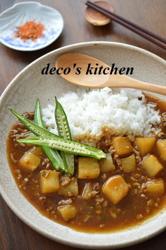 オクラと長芋のカレー6