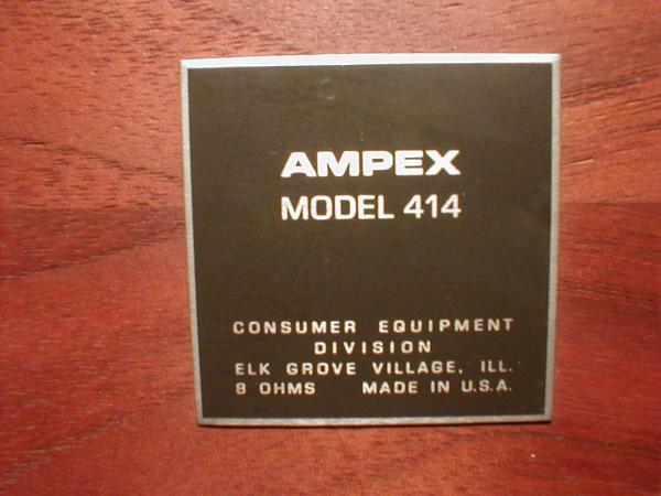 AMPEX 414 : Night Has a Thousand Eyes 