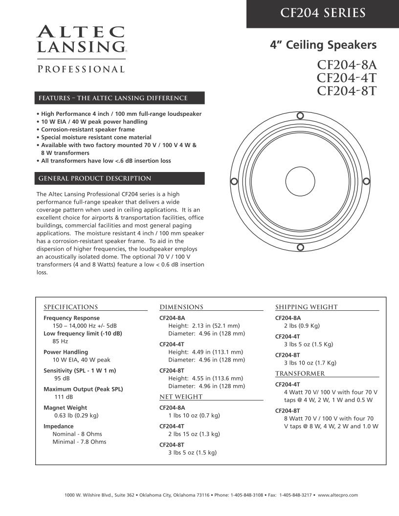 ALTEC CF204-8A使用
バックロード ホーン
(アルテック) ALTEC LANSING ゆかりの 4インチ : Night Has a Thousand Eyes 
