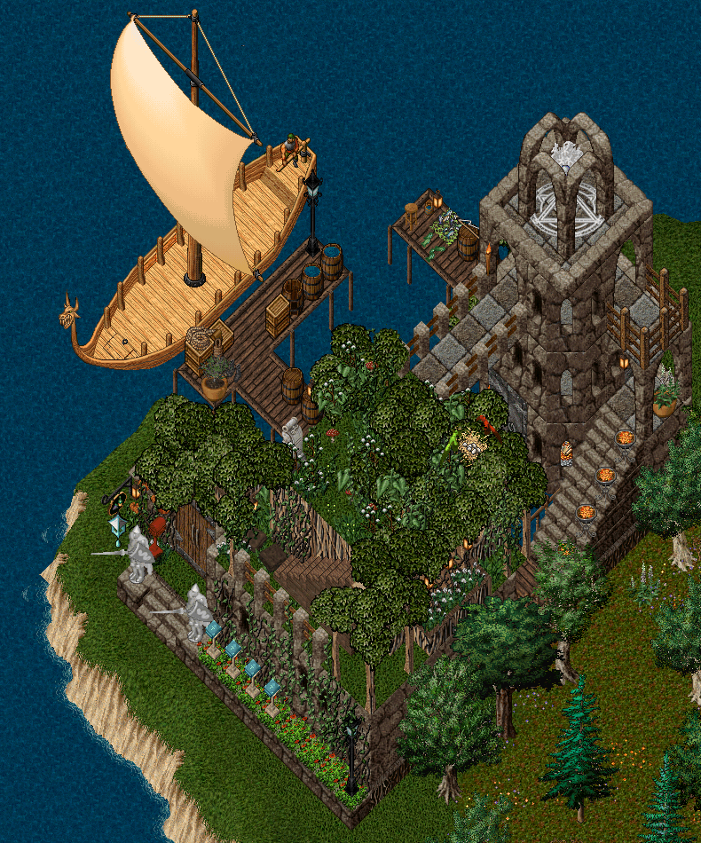 Deep Drop@UO : [家] Statue Secret Base