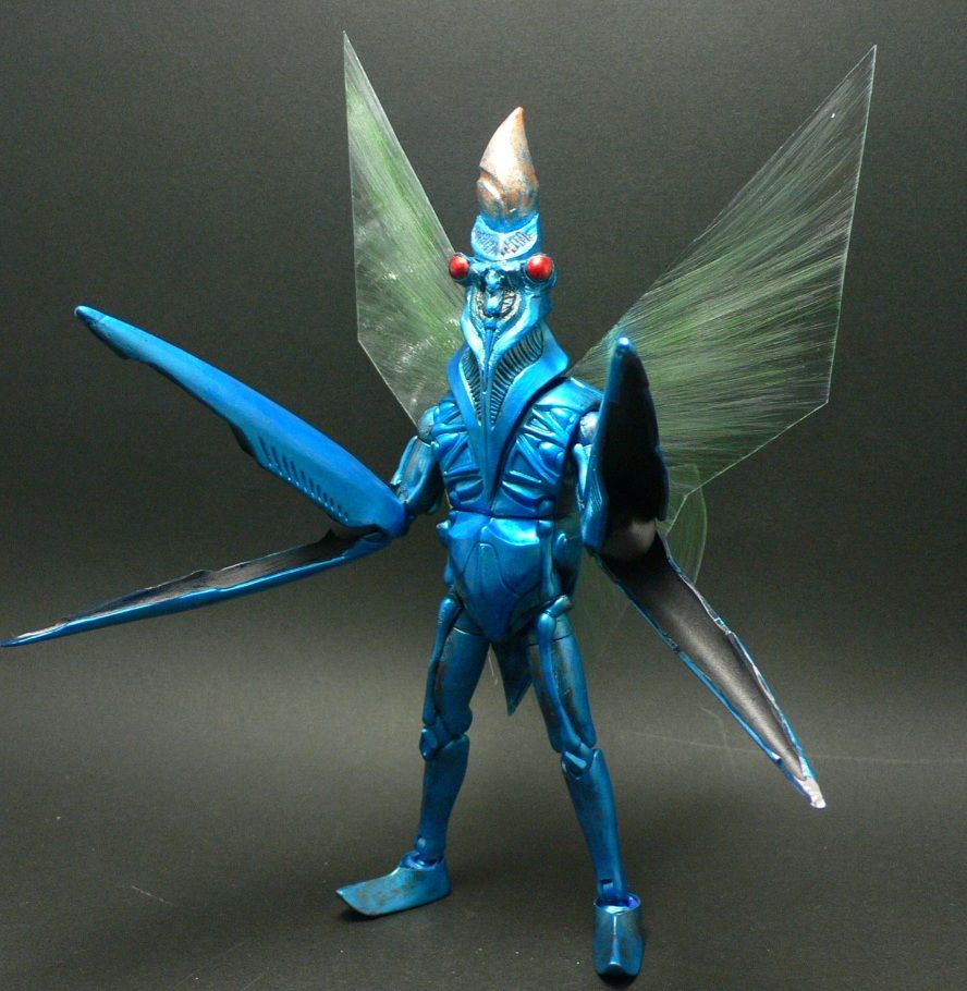 レア]ウルトラマンパワード サイコバルタン 羽根付き ソフビ