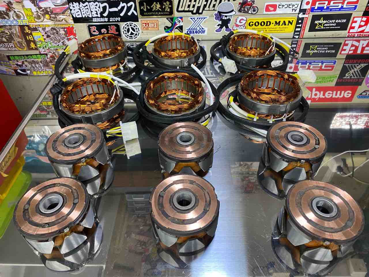 リビルドダイナモローター/ステーターコイル入荷致しました リビルドダイナモローター/ステーターコイル入荷致しました