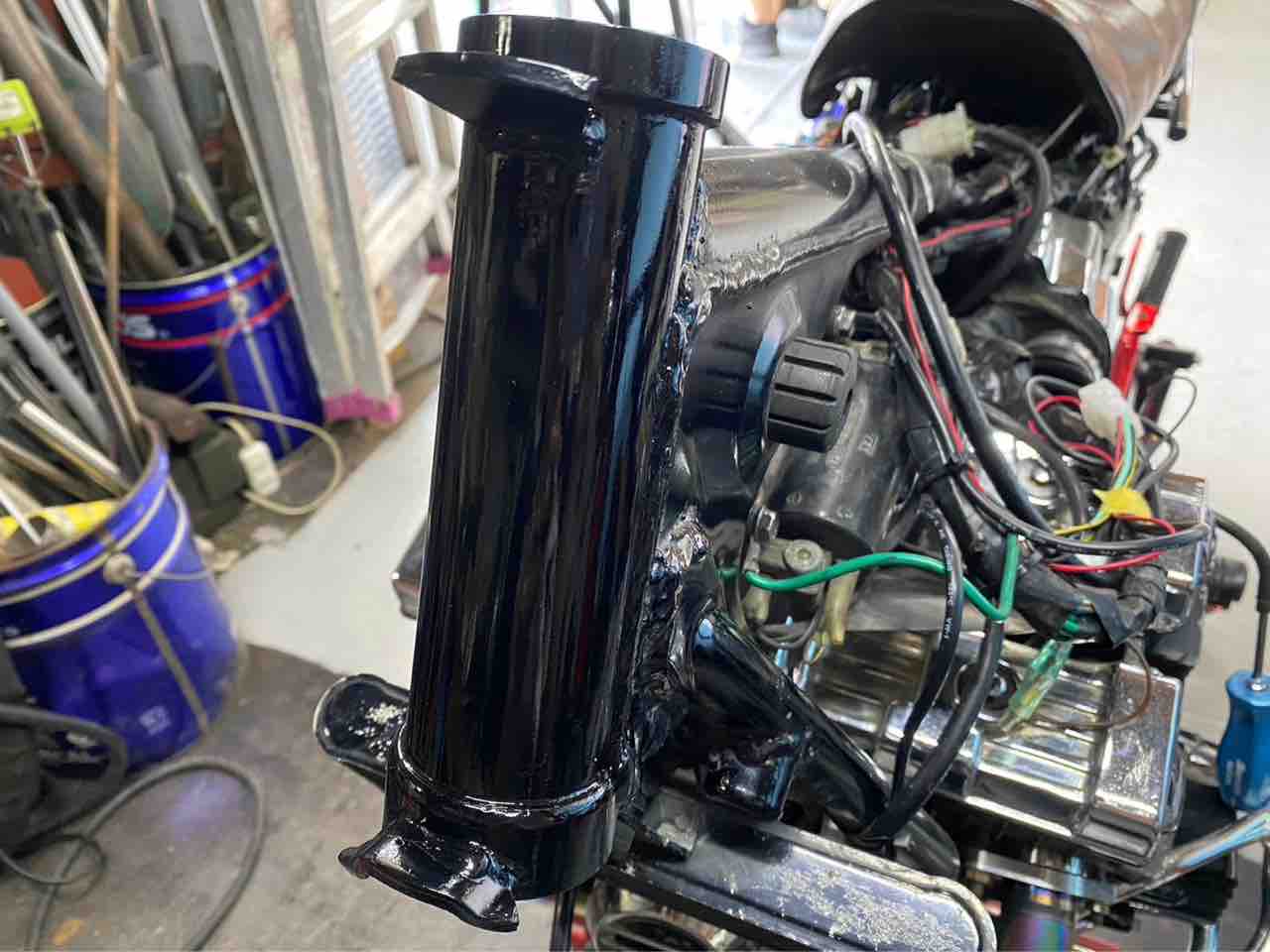大阪府 H様 CBX400F キャブレターリビルド 国内ハンドルロック 大阪府 H様 CBX400F キャブレターリビルド 国内ハンドルロック