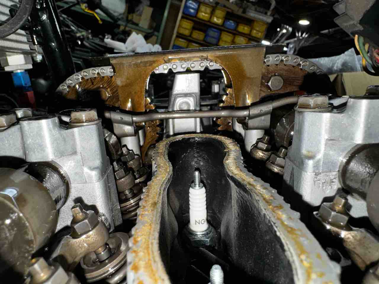 大阪府 T様 CBX400F キャブレター調整 同調 タペット調整 : Deep