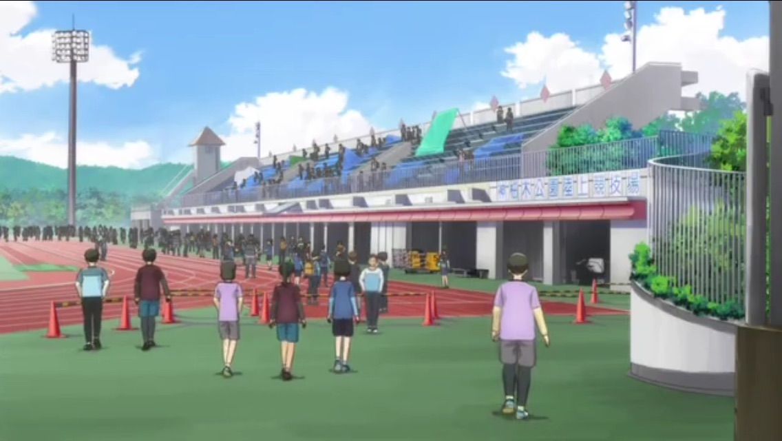 月がきれい 聖地巡り 東京都内編part3 上柚木公園陸上競技場 大井ふ頭中央海浜公園陸上競技場 のんびり聖地巡り