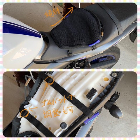 WILD ASS ワイルドアス バイク用 エアクッション シートクッション