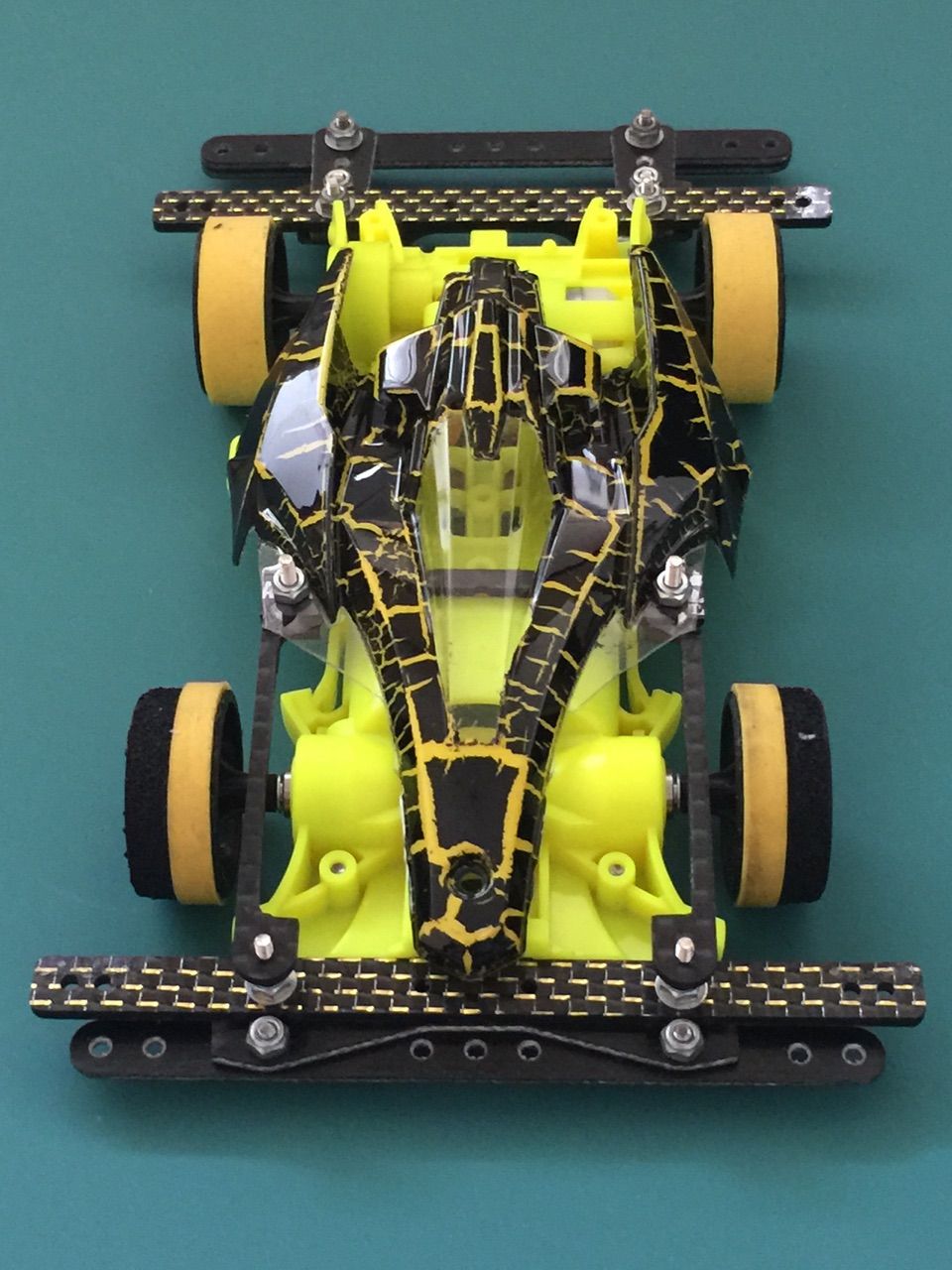 クラック塗装 デカビタのミニ四駆に悪戦苦闘blog