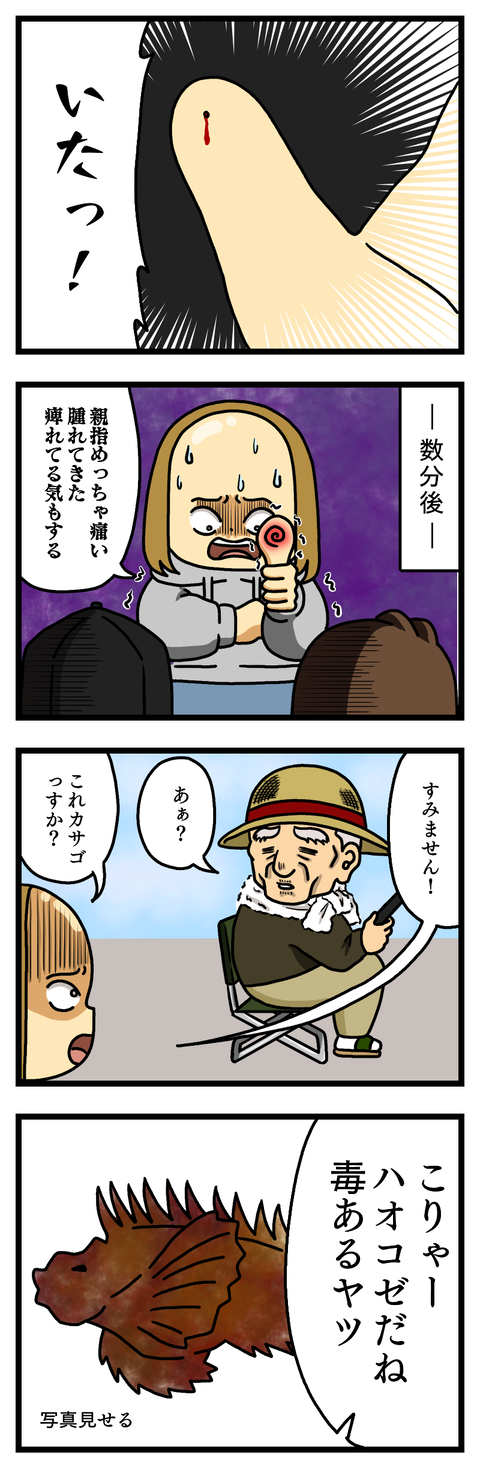 海釣りの悲劇②