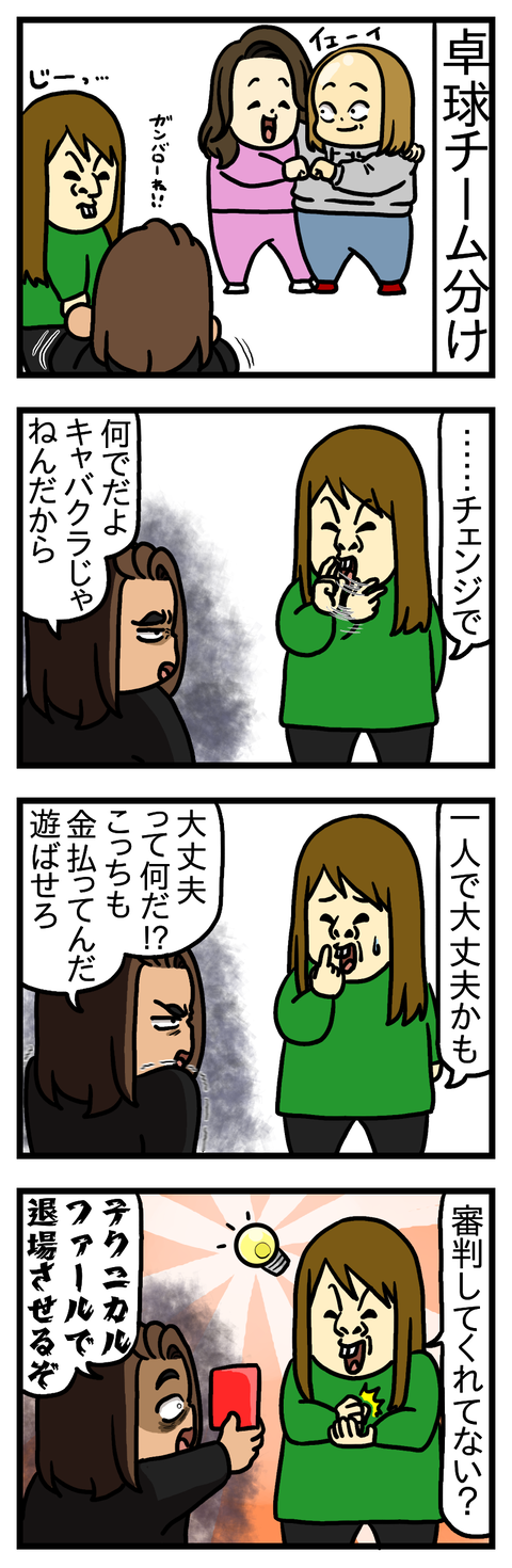 卓球チーム分け