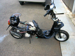 YAMAHA JOG 3KJ ヤマハ ジョグ 中古車入荷 整備3 : つーあんどふぉーすとろーく
