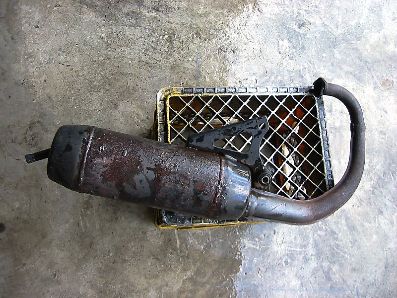 初代 Bw S50 3aa マフラー掃除 つーあんどふぉーすとろーく