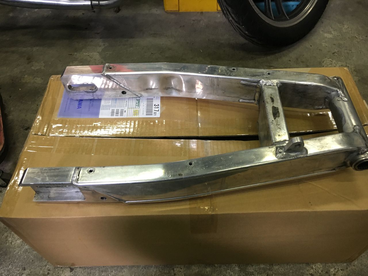 YAMAHA RZ250R 29L ヤマハ RZ250R スイングアーム磨き : つーあんどふ 