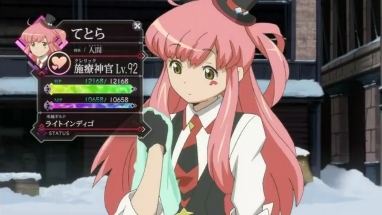 ログ ホライズン 第二シーズン第2話 無法者とミスリルアイズ 感想 あざと可愛いテトラ登場 デルフィニウムの園