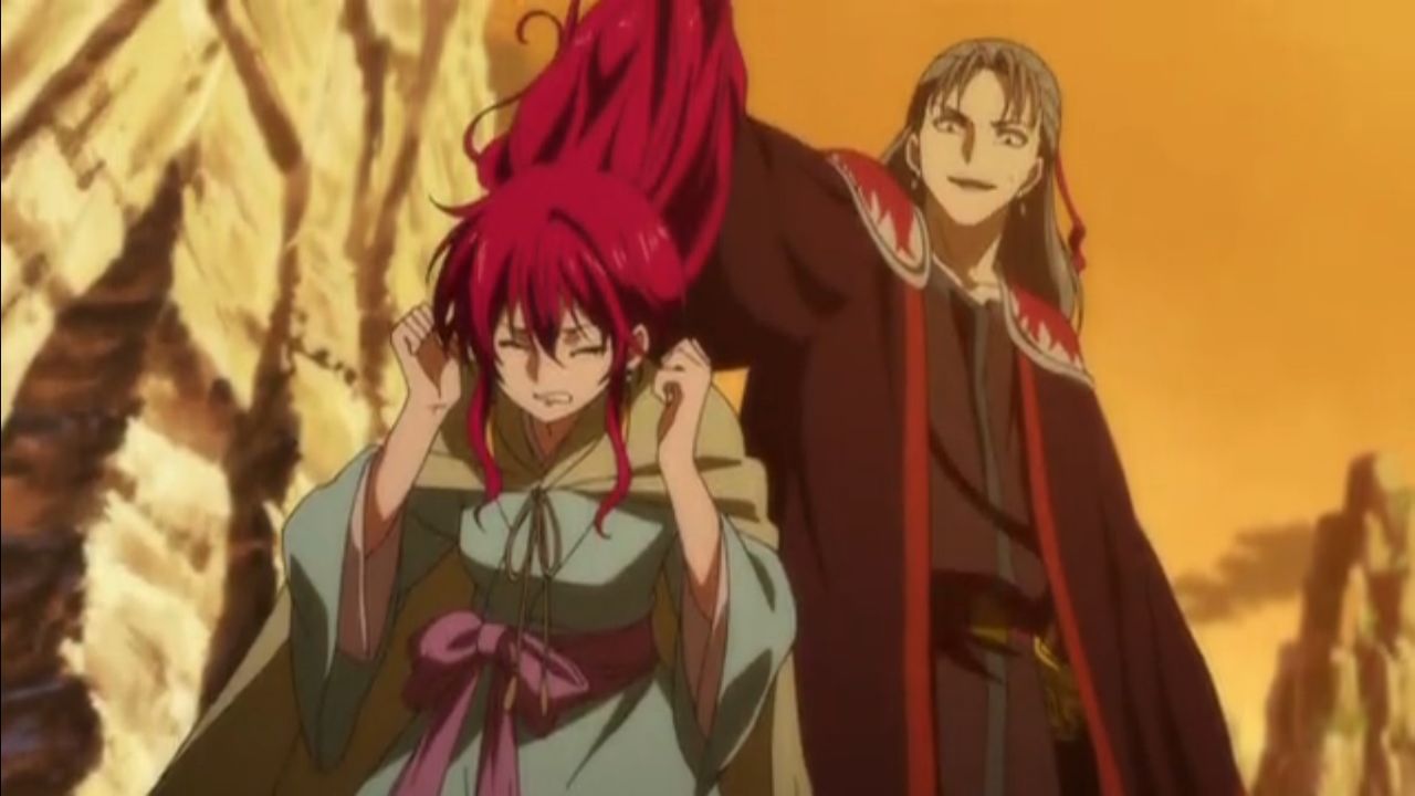 暁のヨナ 第6話 紅い髪 前半感想 ヨナの断髪 ハクのアクションカッコ良すぎた デルフィニウムの園