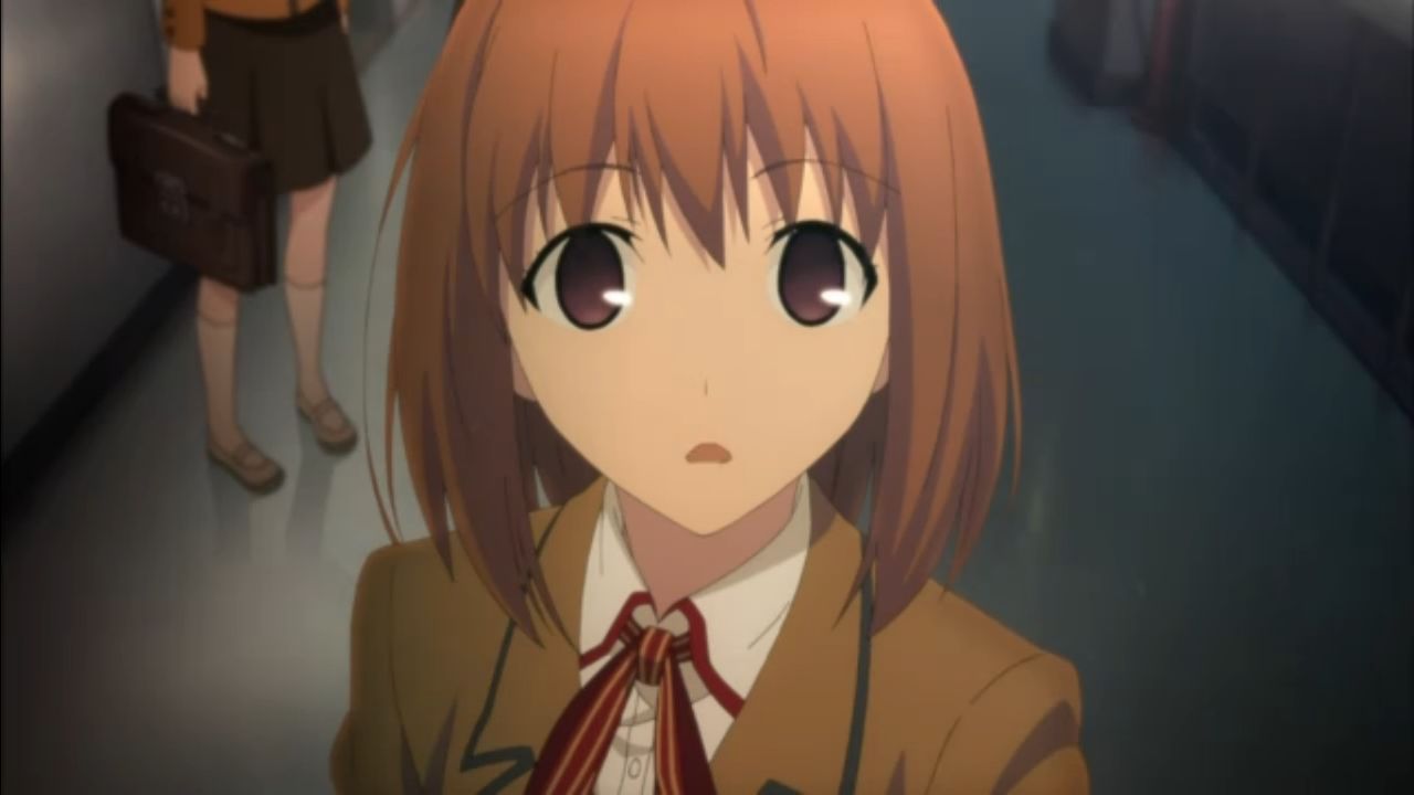 Fate Stay Night 第5話 放課後に踊る ラストの台詞からedへの入り方が秀逸 デルフィニウムの園