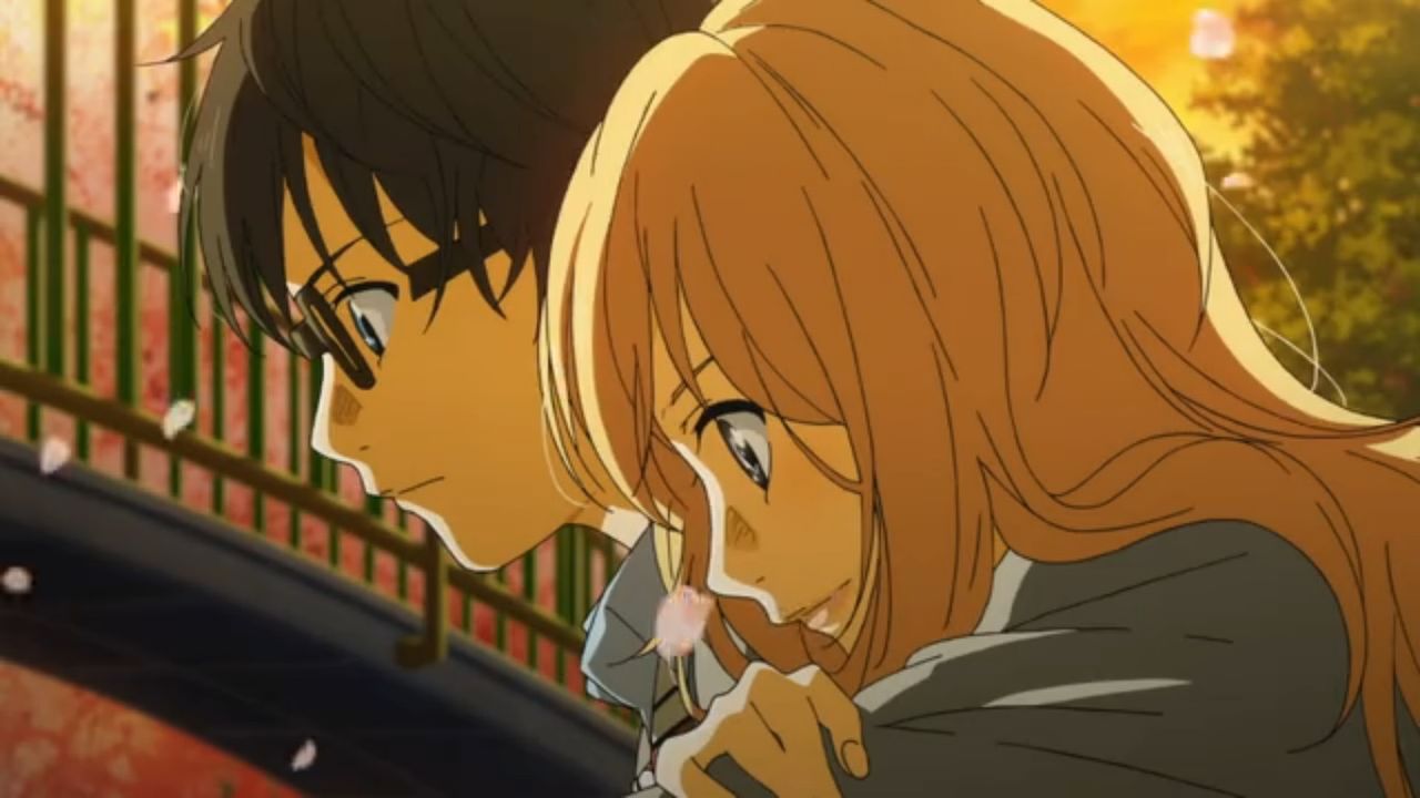 四月は君の嘘 第3話 春の中 感想 最後のテロップに笑った デルフィニウムの園