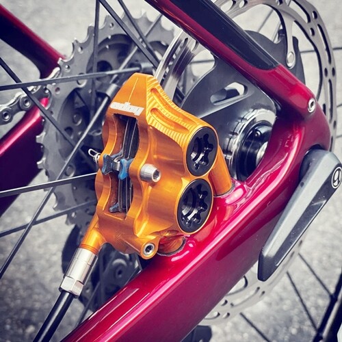 Hope RX4+　ディスクブレーキキャリパー　ロードバイク用 Amazon | Hope Rx4+ディスクブレーキキャリパーブラック