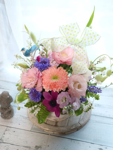 イースターの花かご 静岡県裾野市 フラワーアレンジメント ティーコーディネートサロン Delys デリス ゆったり豊かな自分時間 イースターの花かご 静岡県裾野市 フラワーアレンジメント ティーコーディネートサロン Delys デリス ゆったり豊かな自分時間