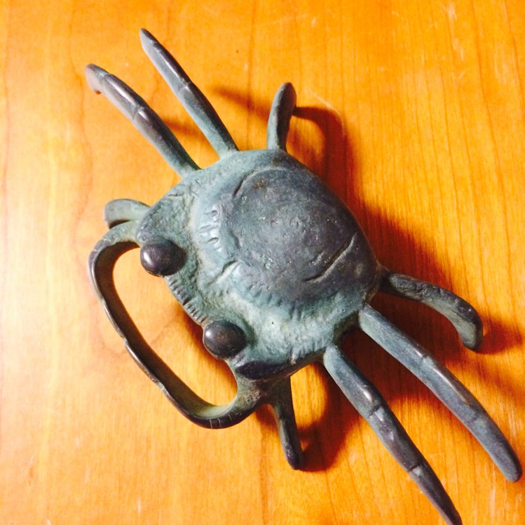 華道則天門で使う花を支える蟹留め 金属製 華道則天門で使う花を支える花留め蟹金属製 03A06-盛花 応用