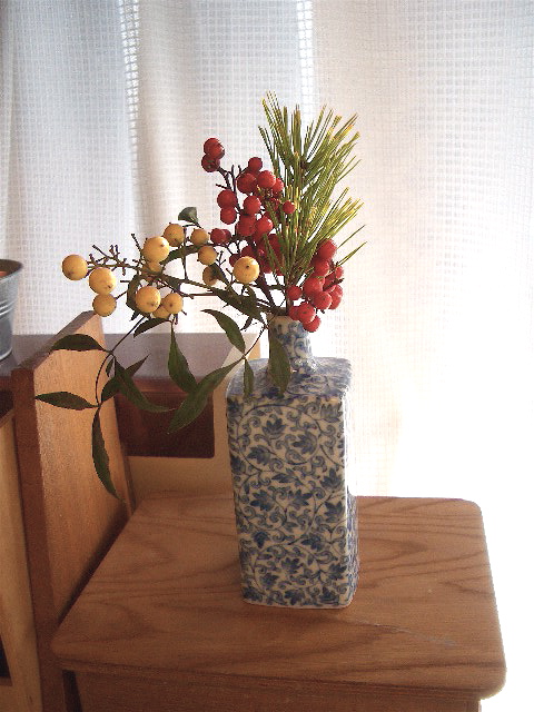 ちっちゃいものクラブ お正月編 いけばなkifu