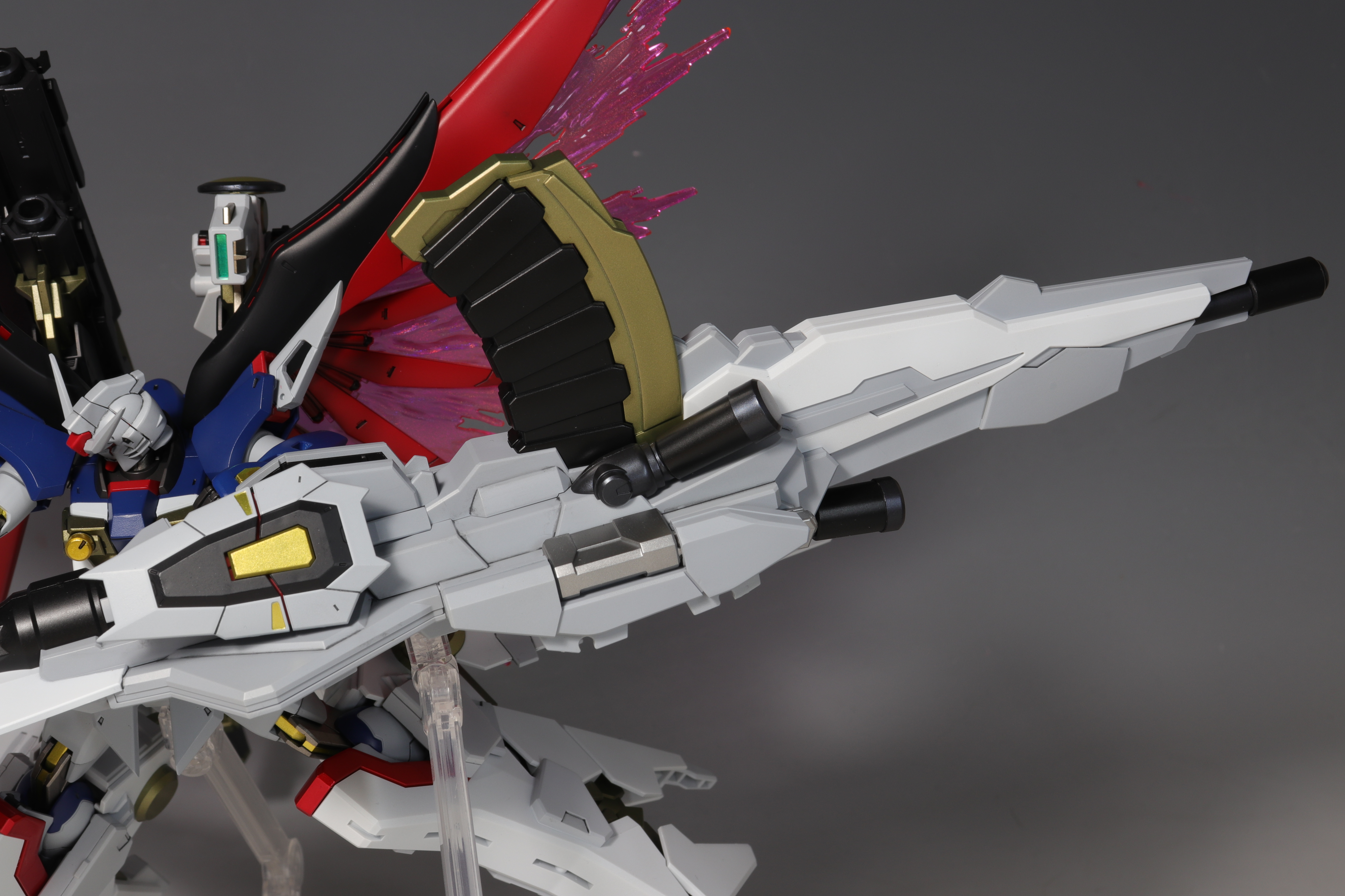 HG デスティニーガンダム SpecII + ゼウスシルエット 塗装/完成 HG デスティニーガンダム SpecII + ゼウスシルエット 塗装/完成