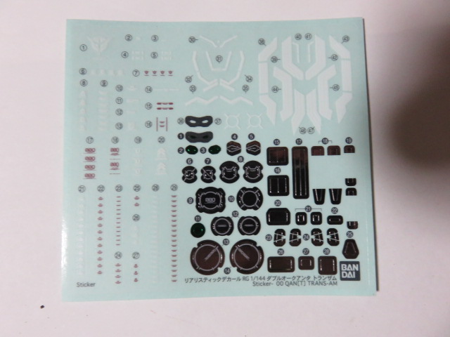 RGダブルオークアンタトランザムクリアセット RG ダブルオークアンタ