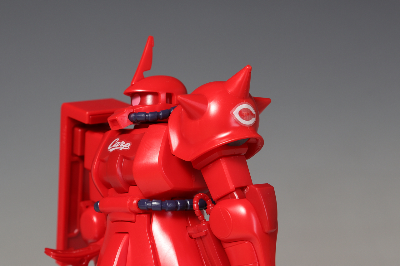 ザクII カープ ver. 　 【ガンダム40周年　プロ野球コラボ】 HG ザクII カープ バージョン : デンデロの消失