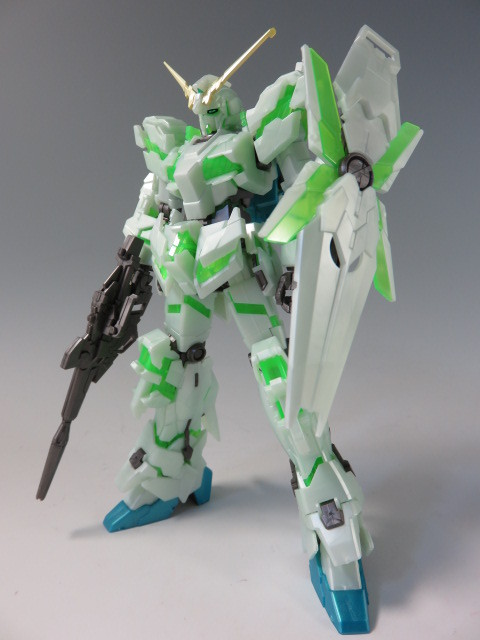 HGUC ユニコーンガンダム(デストロイモード)＋1/48ヘッド