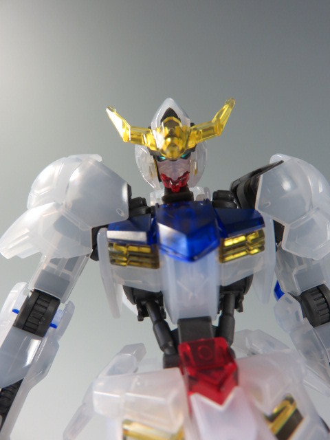HGIBO ガンダムバルバトス滑空砲装備 クリアカラーVer. レビュー