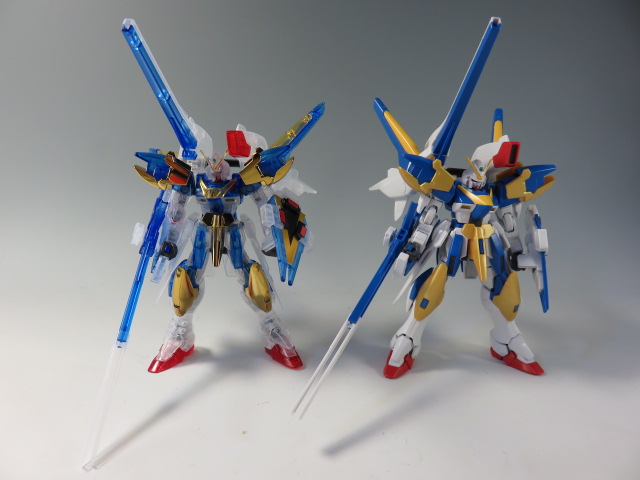 HGUC V2アサルトバスターガンダム クリアカラー＆メッキVer
