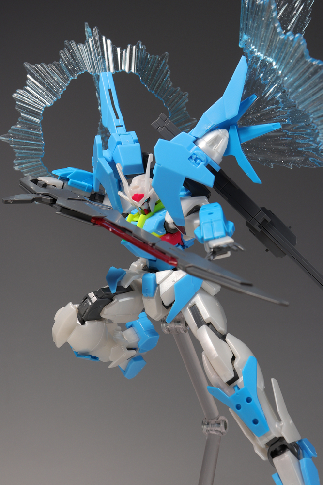 天さん専用 HGBD ガンダムダブルオースカイ （ハイヤーザンスカイフェイズ