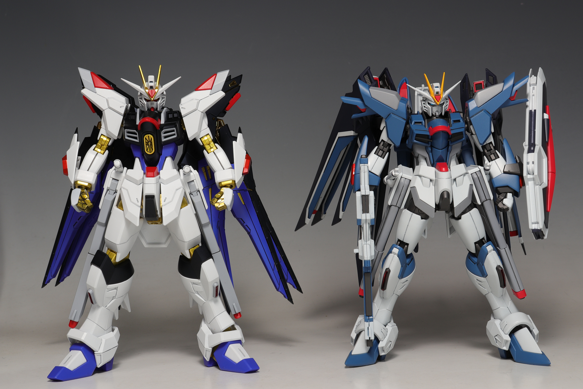 HG マイティーストライクフリーダムガンダム / ストライク