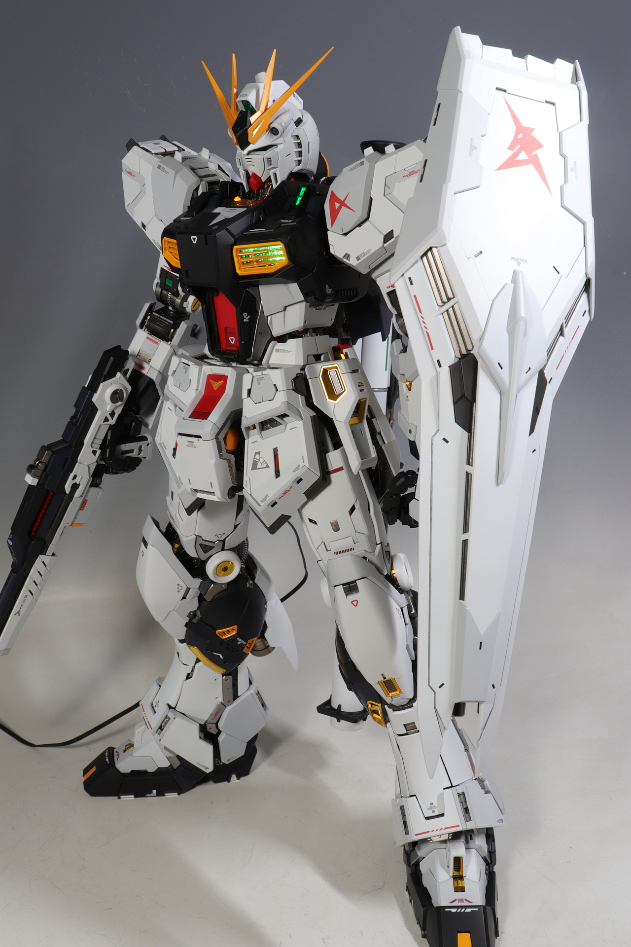 ザ*カ様 PGU νガンダム　素組み PG UNLEASHED (PGU) νガンダム その1（本体編）レビュー 【機動戦士