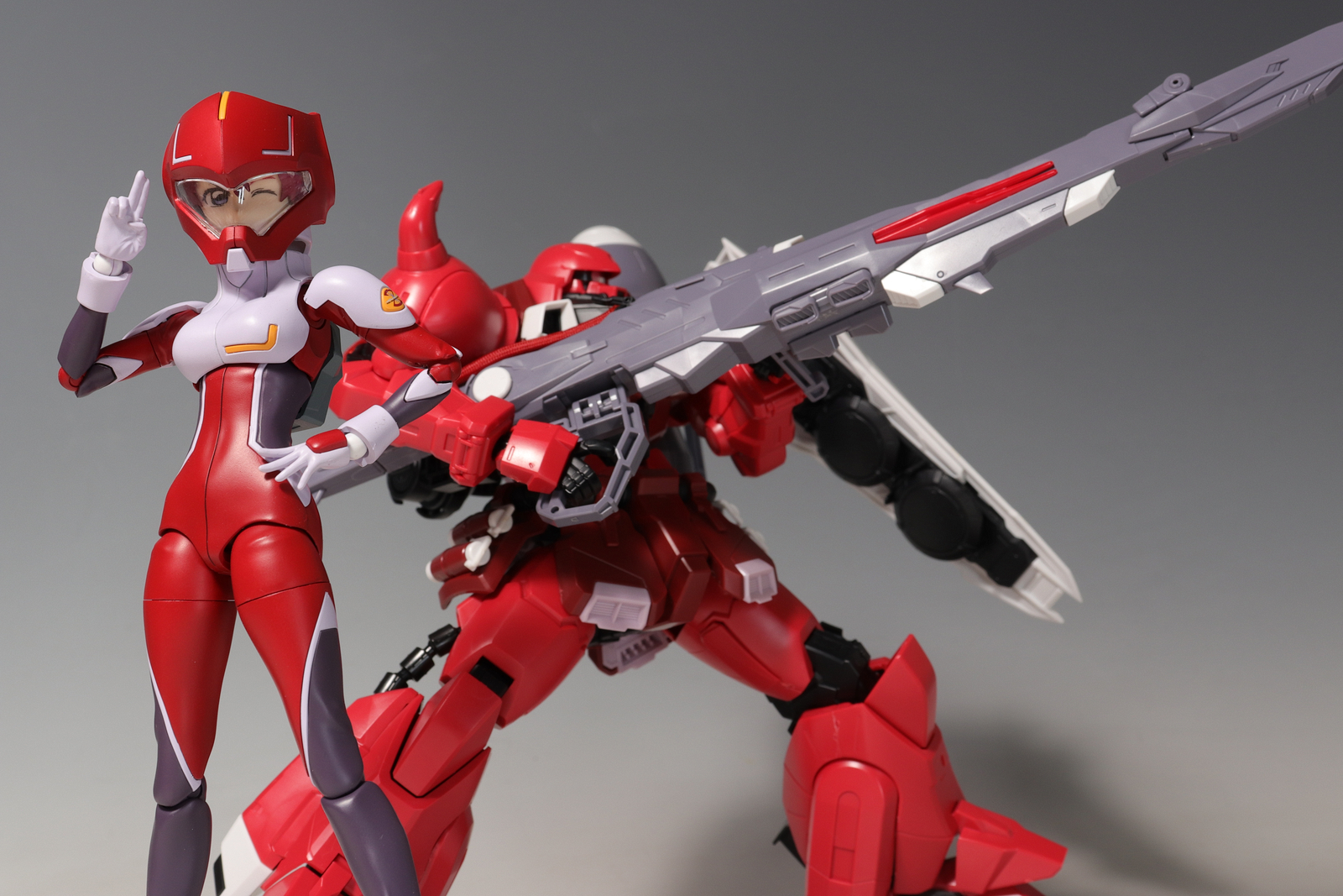 Figure-rise Standard ルナマリア・ホークの塗装完成見本を展示