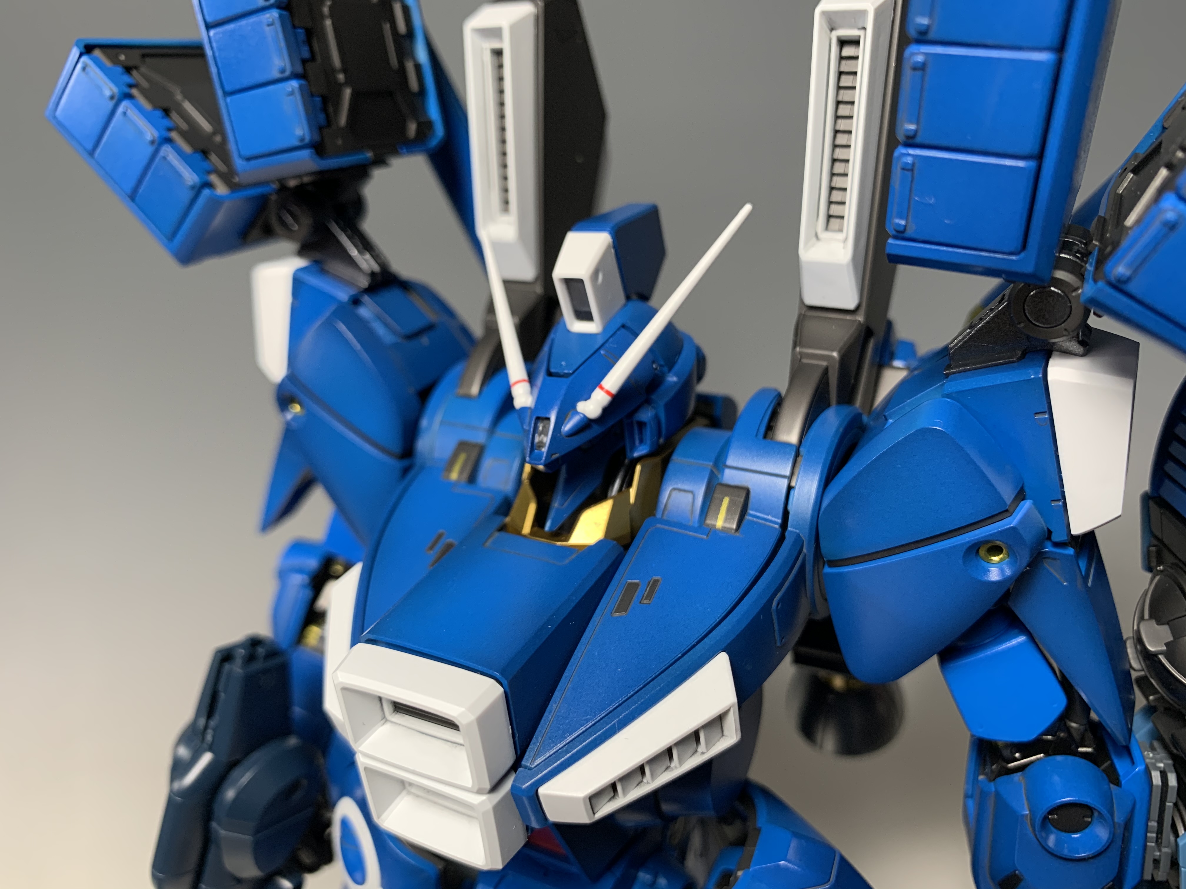 ゲート処理、墨、デカール、艶消し】MGガンダムMk-V