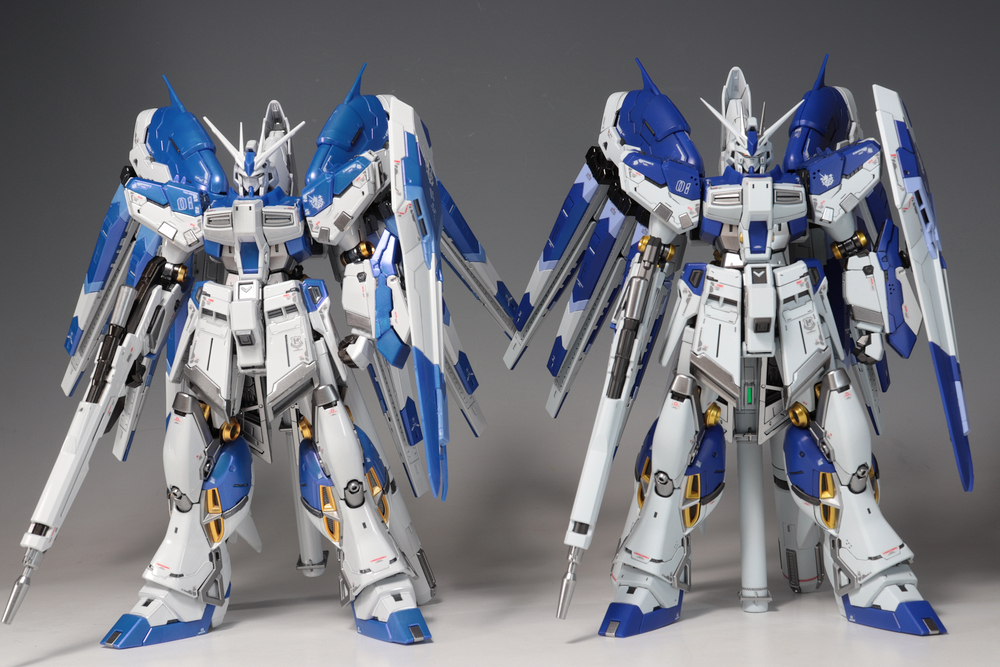 RG Hi-νガンダム チタニウムフィニッシュ 完成 : デンデロの消失