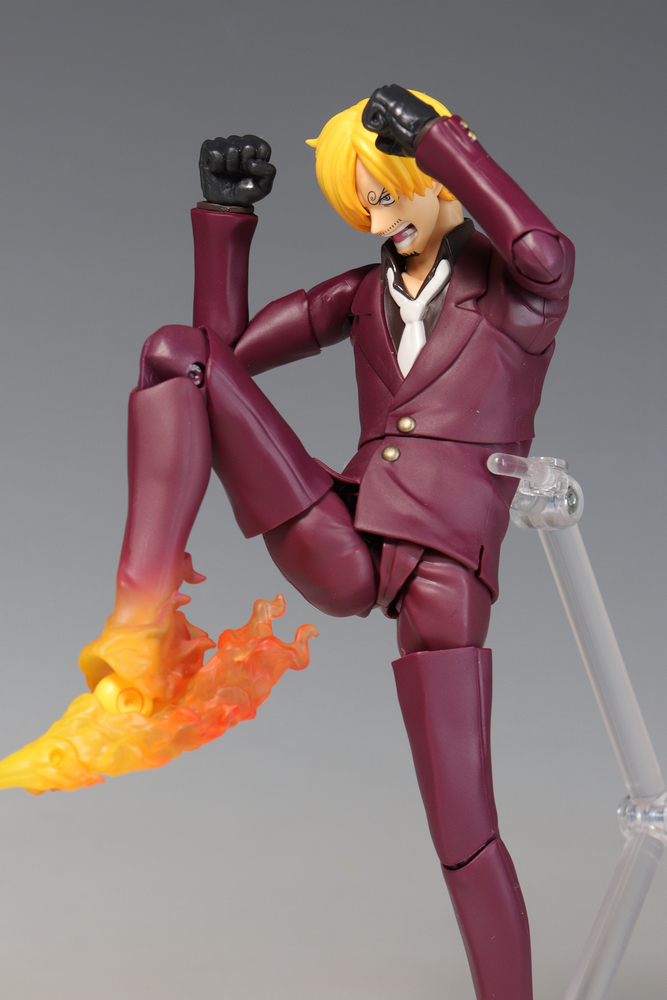 ワンピース サンジ アクションフィギュア おもちゃ 悪魔スタイル 脚 フィギュアーツZERO サンジ -悪魔風脚一級挽き肉（ディアブル
