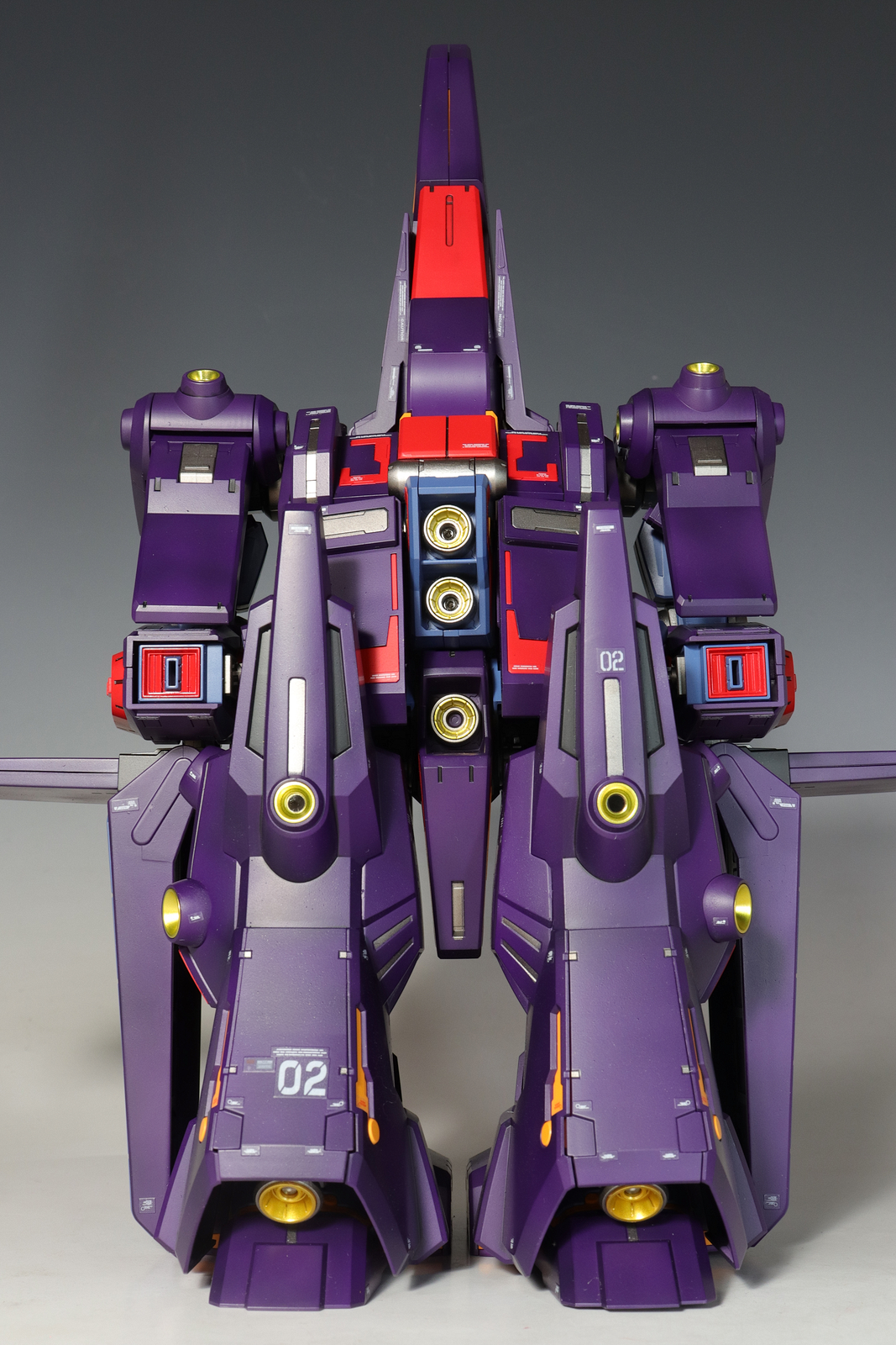 HG サイコガンダム MK-Ⅱ (改修+塗装 )完成品 HG サイコ・ガンダム Mk-II 塗装/完成 : デンデロの消失