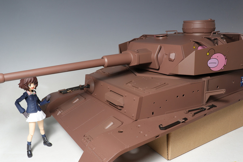 [新品][完品]ガールズ＆パンツァー IV号戦車 H型 (D型改) をつくる Ⅳ号戦車H型（D型改）のダイキャストギミックモデルが完成する「週刊