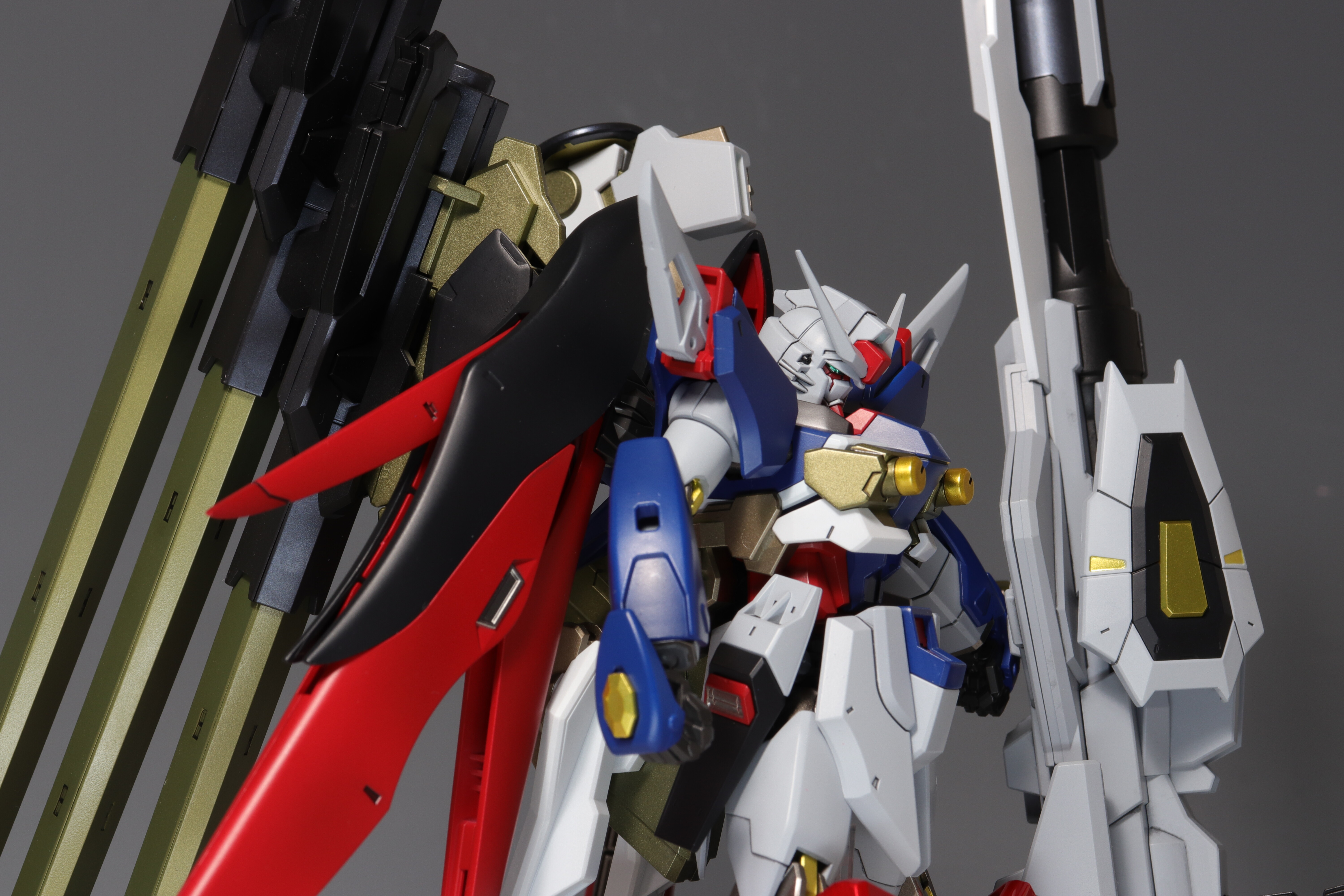 HG デスティニーガンダム SpecII + ゼウスシルエット 塗装/完成 HG デスティニーガンダム SpecII + ゼウスシルエット 塗装/完成