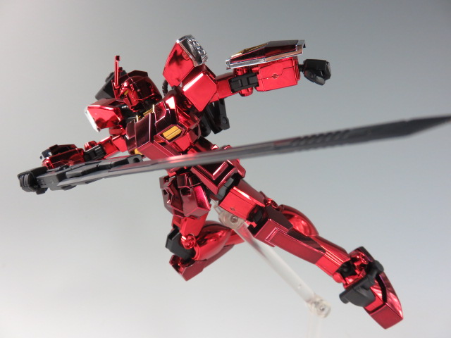 HGBF ガンダムアメイジングレッドウォーリア フルカラーメッキ